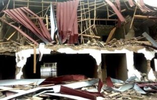 Suspected gunmen demolish apartments after invading Nigeria Embassy in Ghana