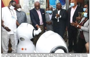 UNILAG receives 5 robots from investment firm