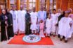 (PHOTOS) Buhari celebrates Eid-el-Kabir with family members