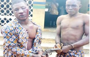 Two nabbed for allegedly stealing motorcycle in Ogun