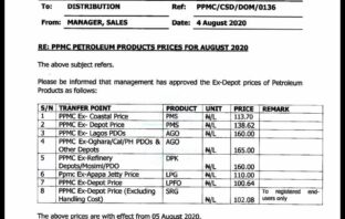 Petroleum price increase looms, depot price now N138.62 per litre